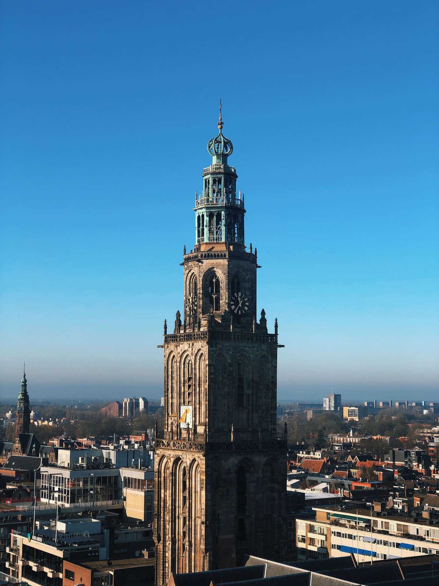 a picture of the martinitoren in Groningen(NL)